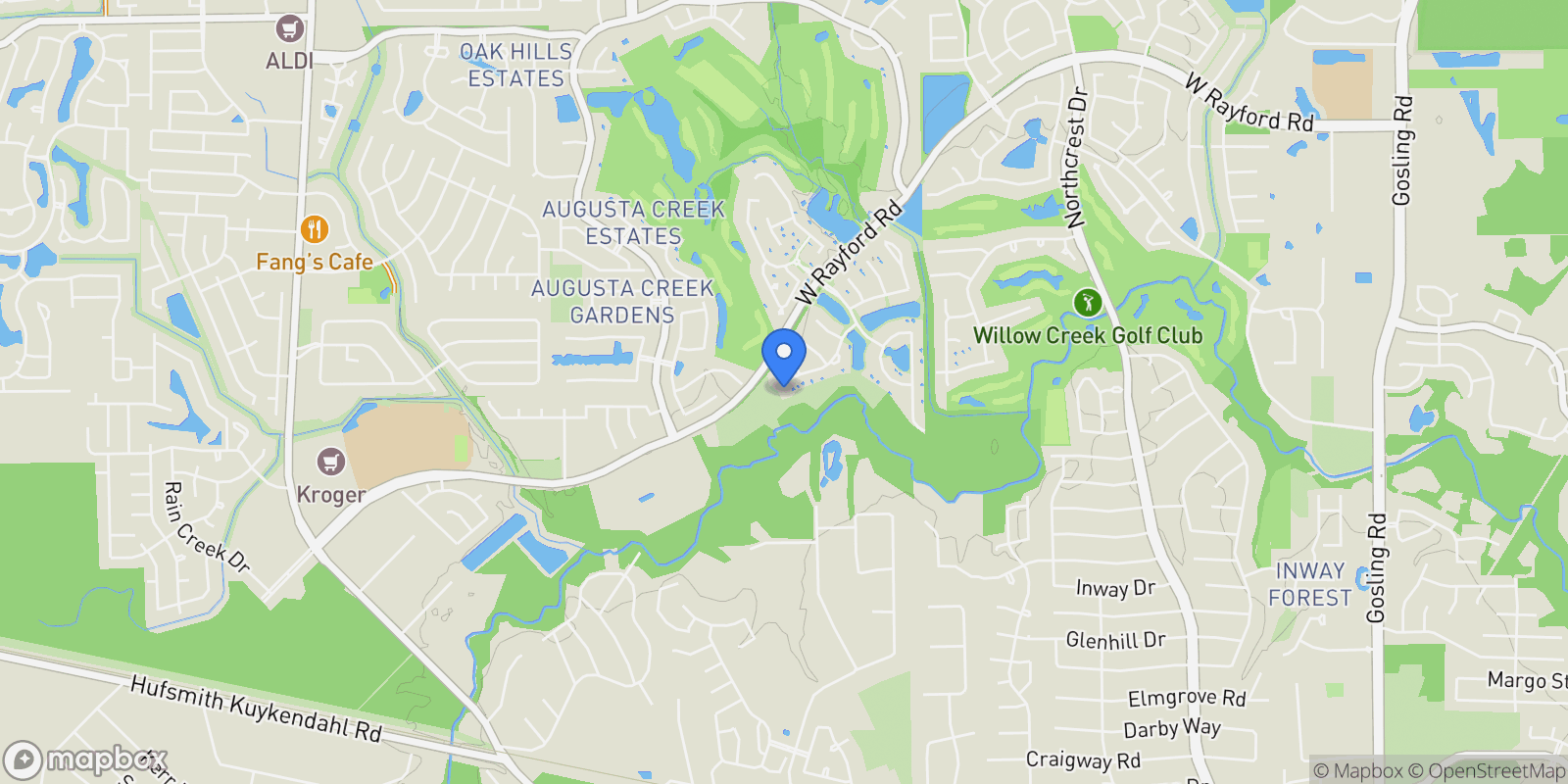 Map showing 7315 Julie Pond Lane, Spring, TX 77389, Spring, Texas, United States.