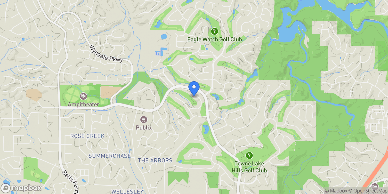 Map showing 219 Morning Mist Way, Woodstock, GA 30189, Woodstock, Georgia, United States.