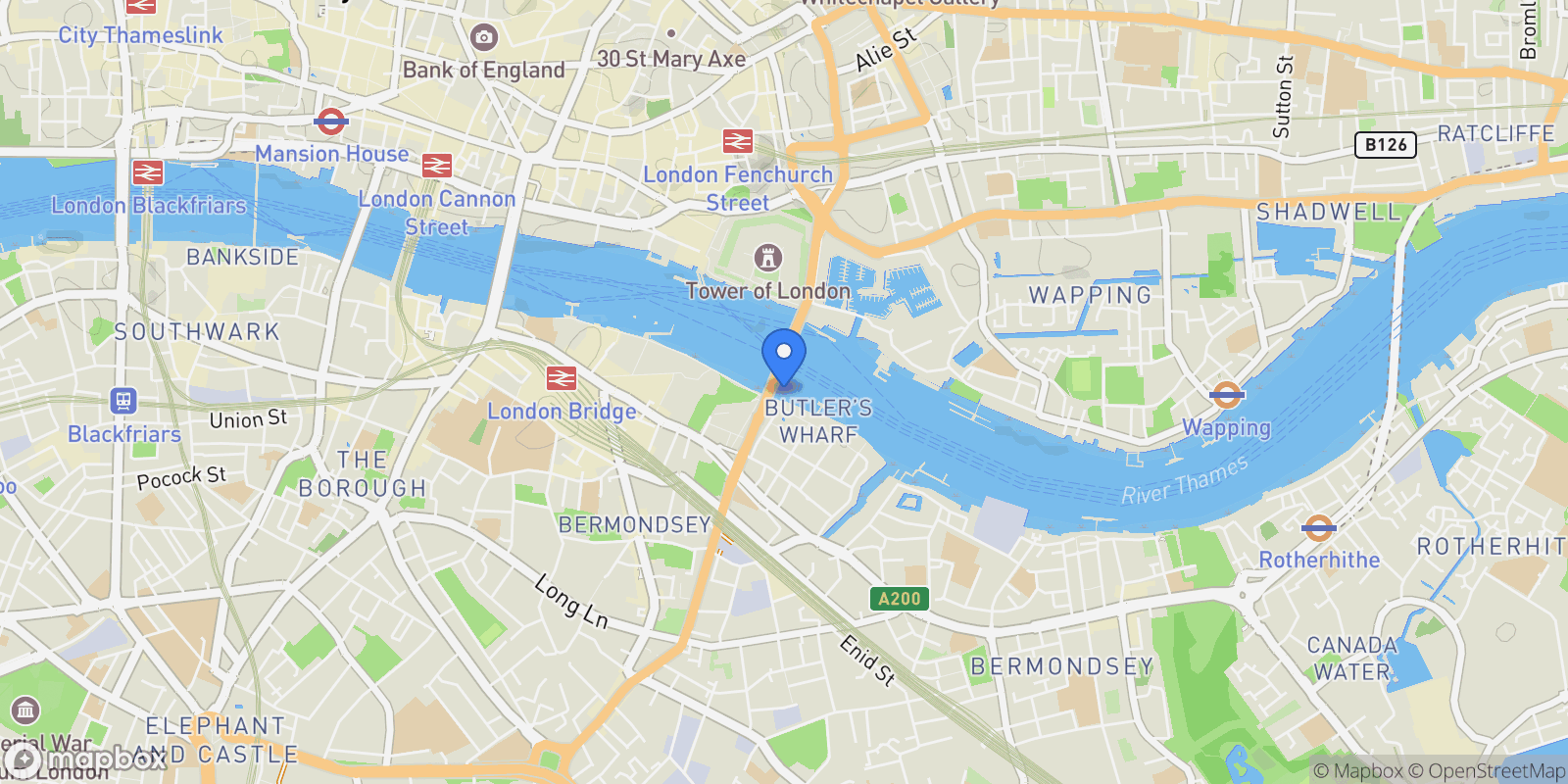 Map showing Tudor House, London, England, United Kingdom.