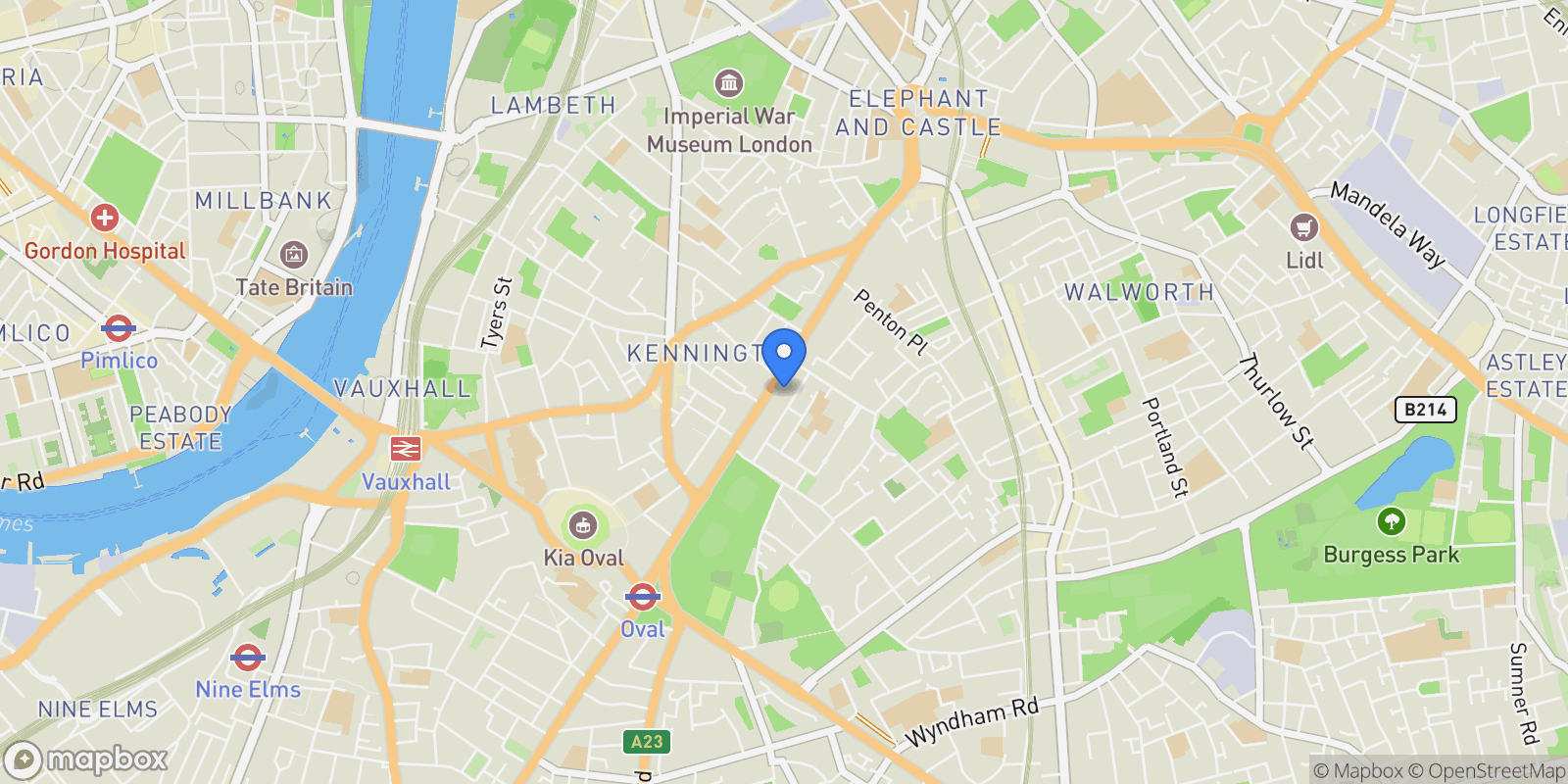 Map showing Juniper Gardens, London, England, United Kingdom.