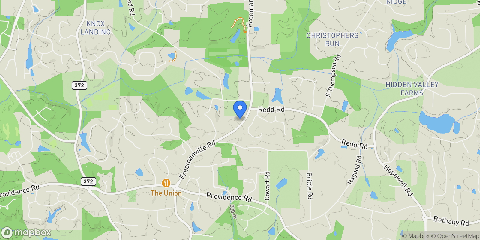 Map showing Milton, Georgia, United States.