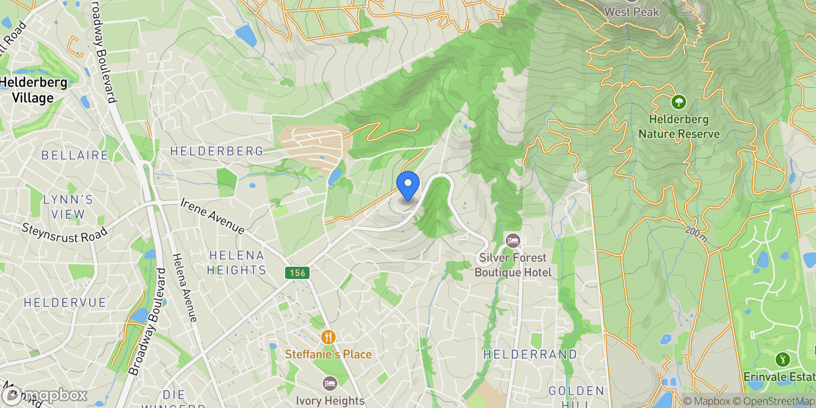 Map showing 4 Alston Lane, Spanish Farm, Somerset West, SOUTH AFRICA, Cape Town, Western Cape, South Africa.