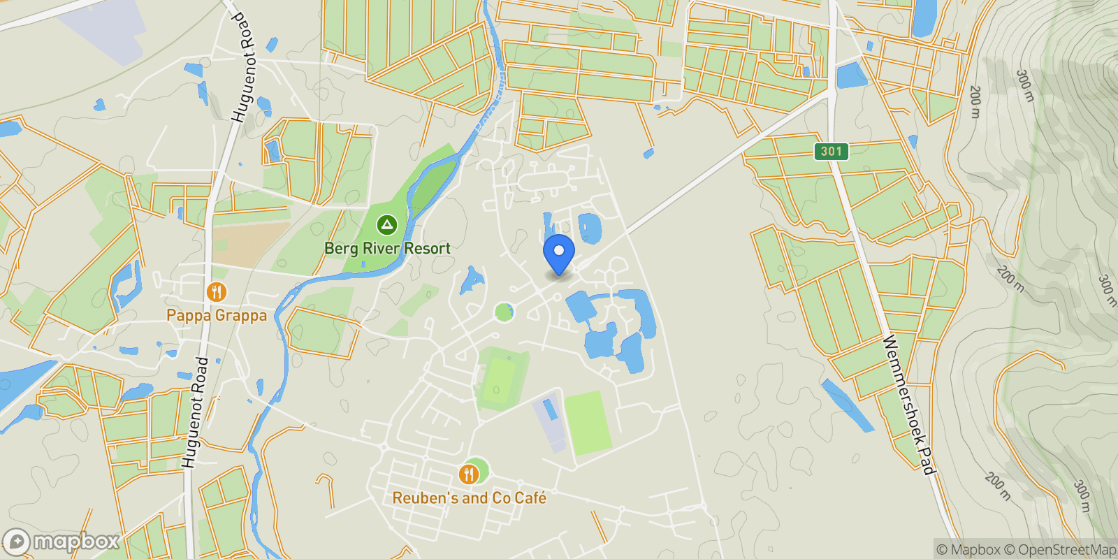 Map showing 459 Val de Vie Boulevard, Val de Vie Estate, Paarl, SOUTH AFRICA, Val De Vie Winelands Lifestyle Estate, Western Cape, South Africa.