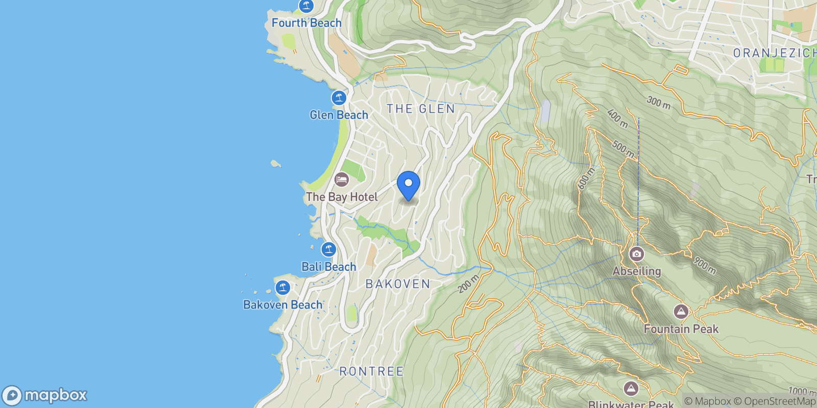 Map showing 17 St Fillians Rd, Camps Bay, Cape Town, 8040, South Africa, Cape Town, Western Cape, South Africa.
