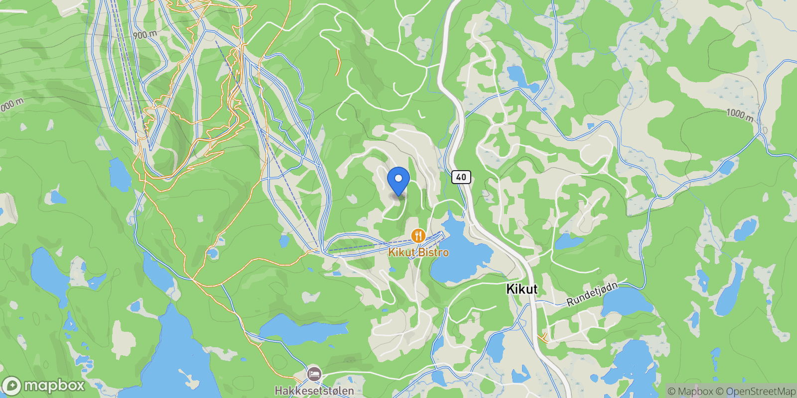 Map showing Tjødnlie 517, 3580 Geilo, Norway, Geilo, Buskerud, Norway.