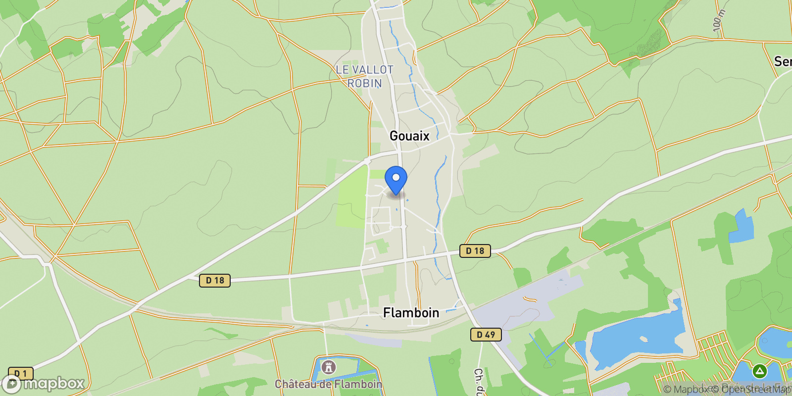 Map showing Gouaix, Gouaix, Gouaix, Île-de-France, France.