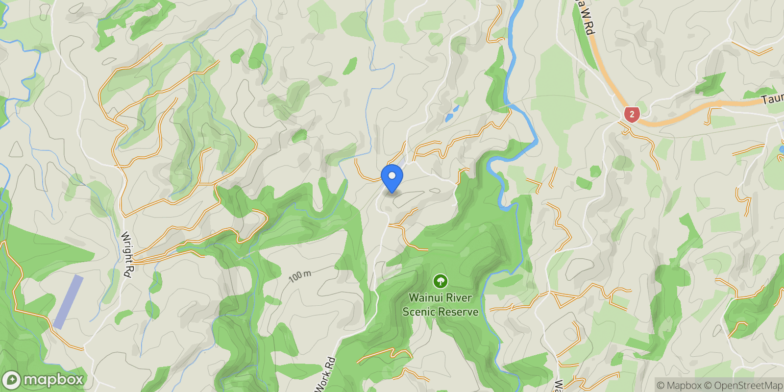 Map showing 6C Hinckley Road, Aongatete 3181, New Zealand, Aongatete, Bay of Plenty, New Zealand.