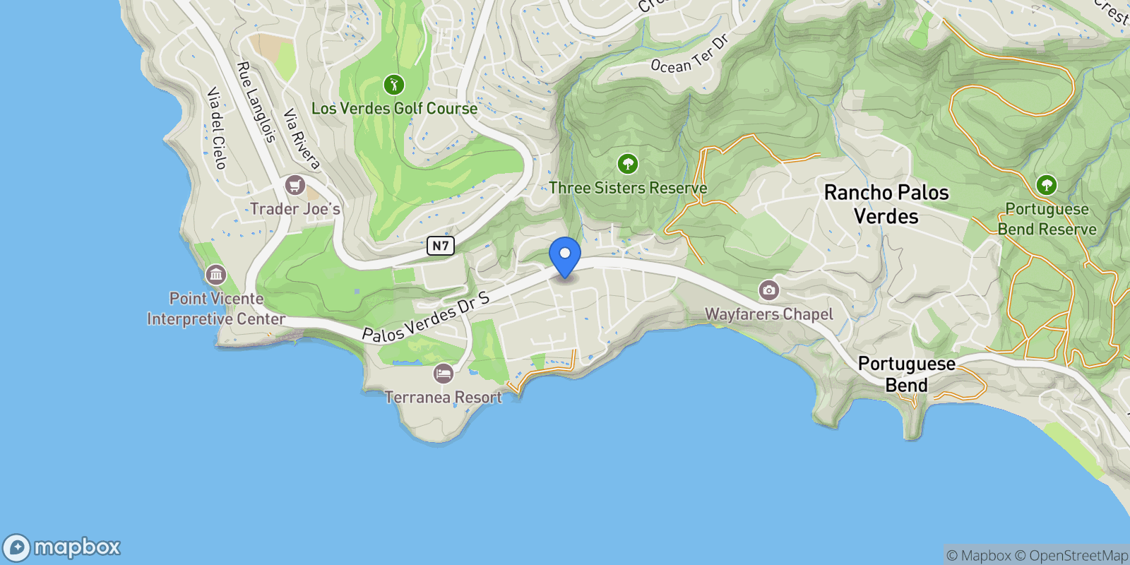 Map showing 32541 Coastsite Drive , Rancho Palos Verdes, CA 90275, Rolling Hills, California, United States.