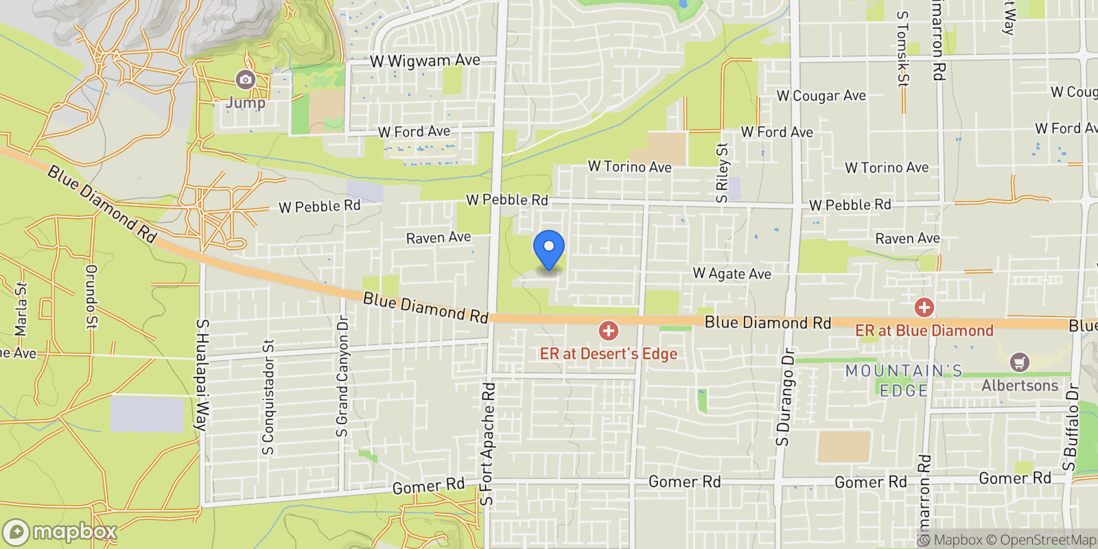 Map showing 9240 Northfield Park Court, Las Vegas, Nevada, United States.
