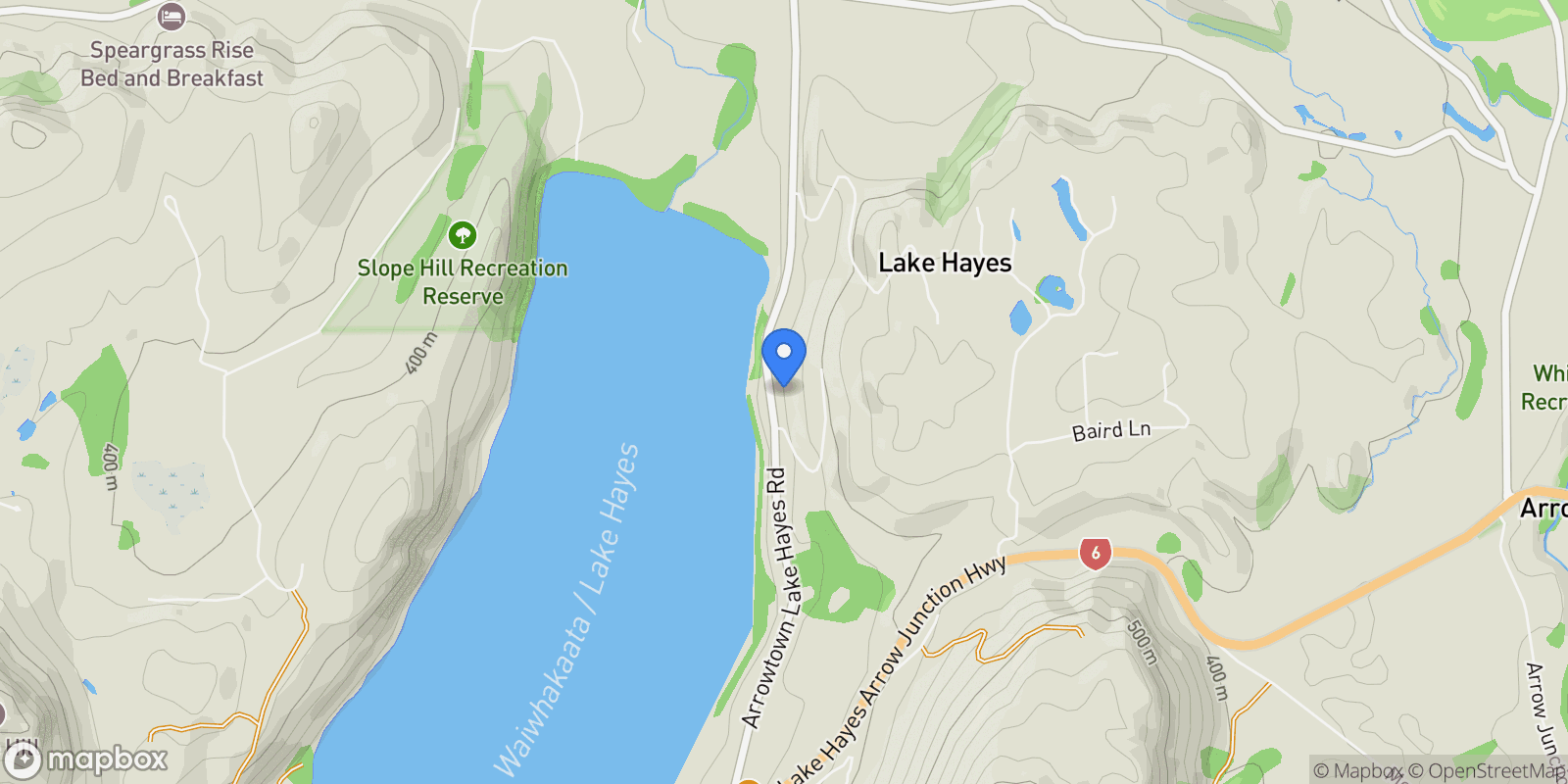 Map showing 144A Arrowtown-Lake Hayes Road, Lake Hayes Estate 9371, New Zealand, Lake Hayes Estate, Otago, New Zealand.