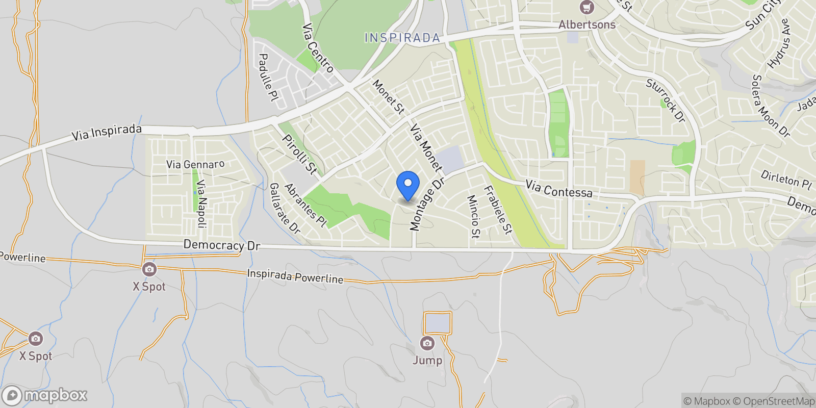 Map showing 2710 Marchetti Place, Henderson, Nevada, United States.