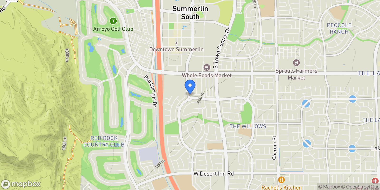 Map showing 2699 Ivoryhill Street, Las Vegas, Nevada, United States.