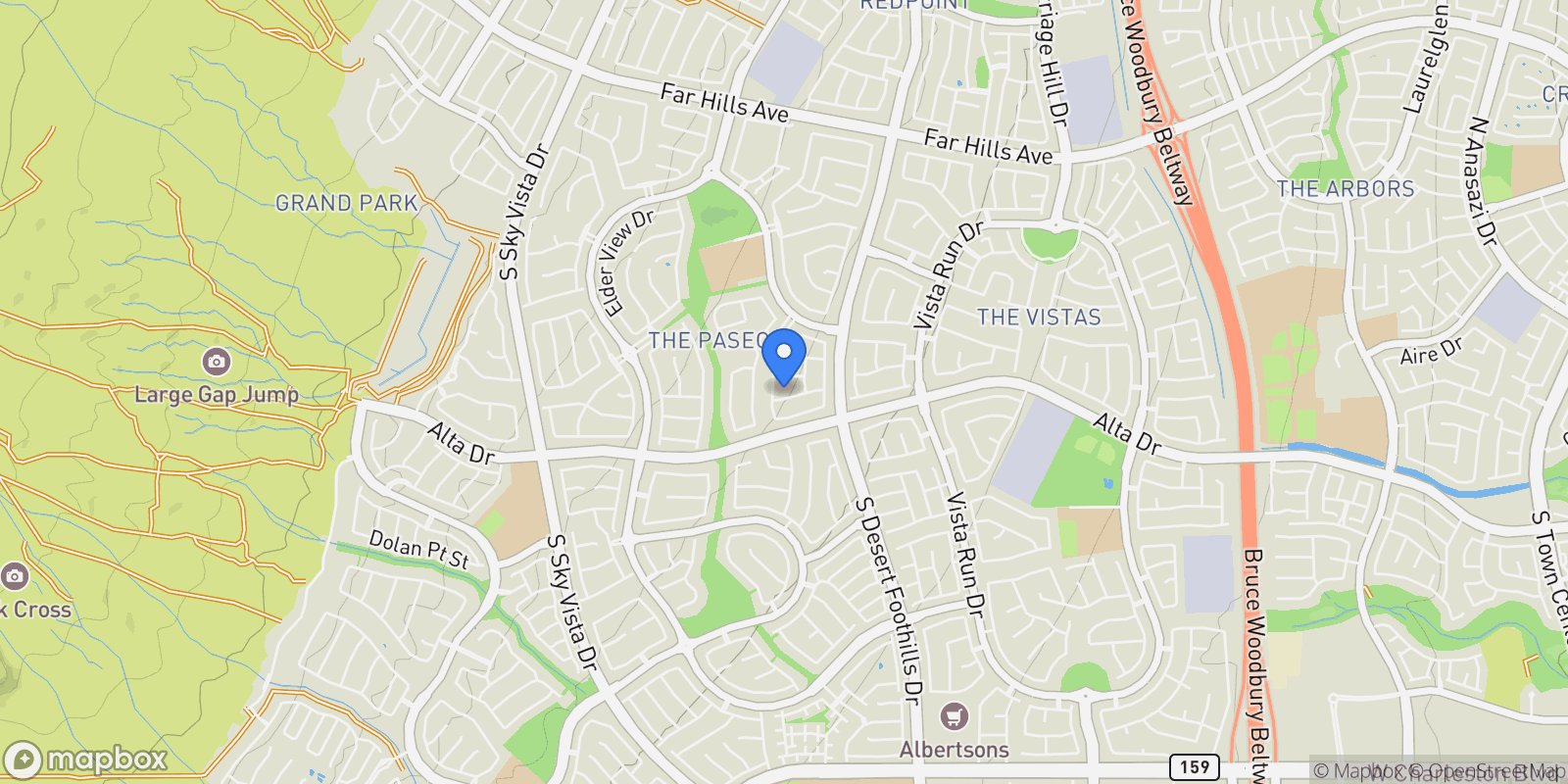 Map showing 11844 Mino Rio Avenue, Las Vegas, Nevada, United States.