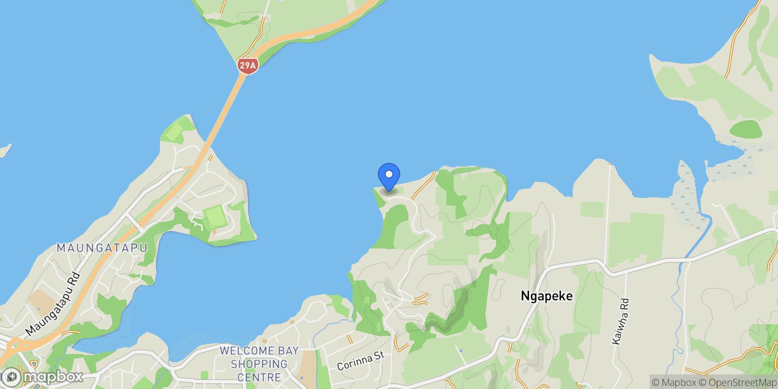 Map showing 228 Ranginui Road, Welcome Bay, Tauranga 3175, New Zealand, Tauranga, Bay of Plenty, New Zealand.
