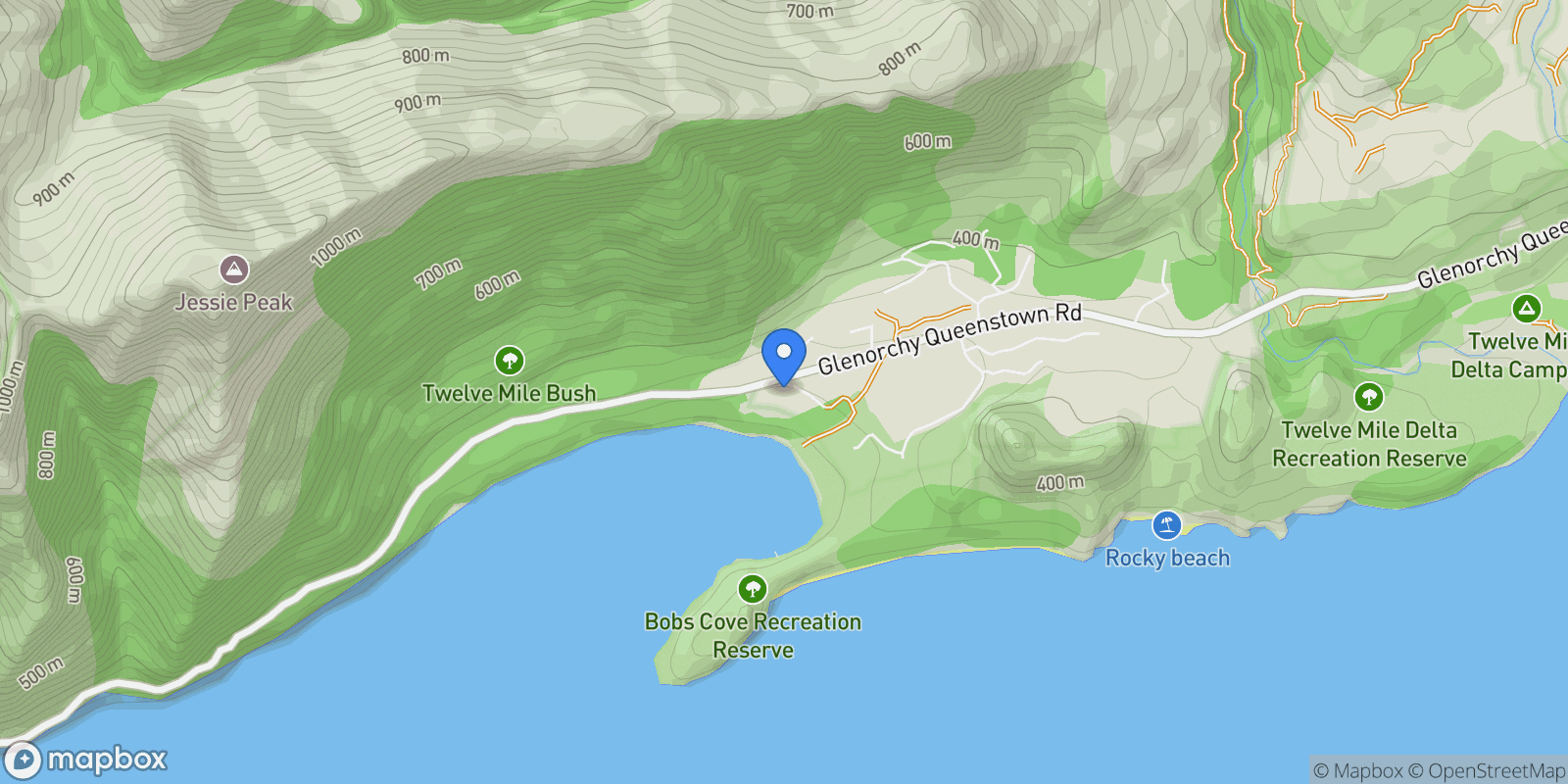 Map showing 4 Fishermans Lane, Mount Creighton 9371, New Zealand, Mount Creighton, Otago, New Zealand.