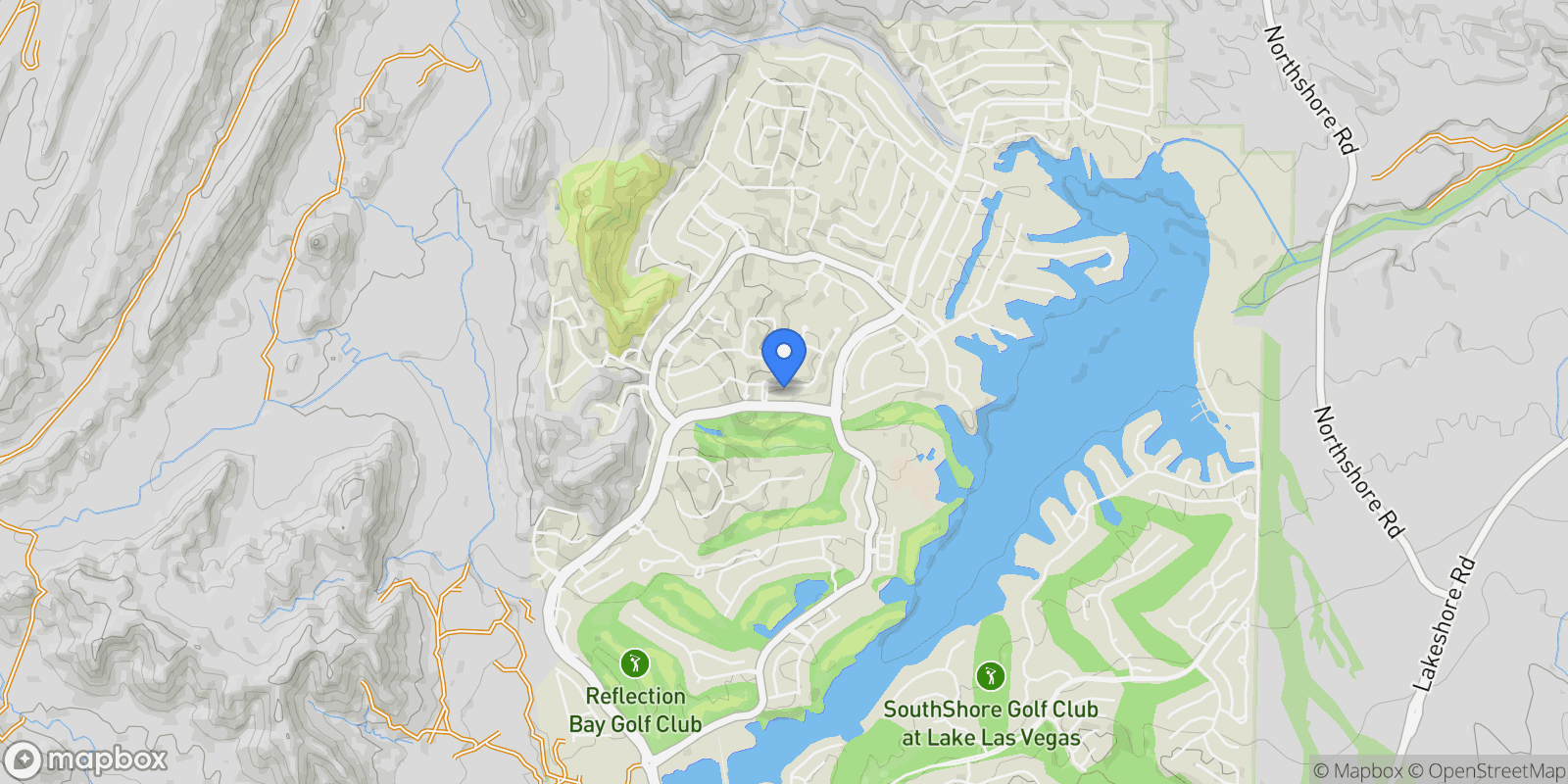 Map showing 79 Rezzonico Drive, Henderson, Nevada, United States.
