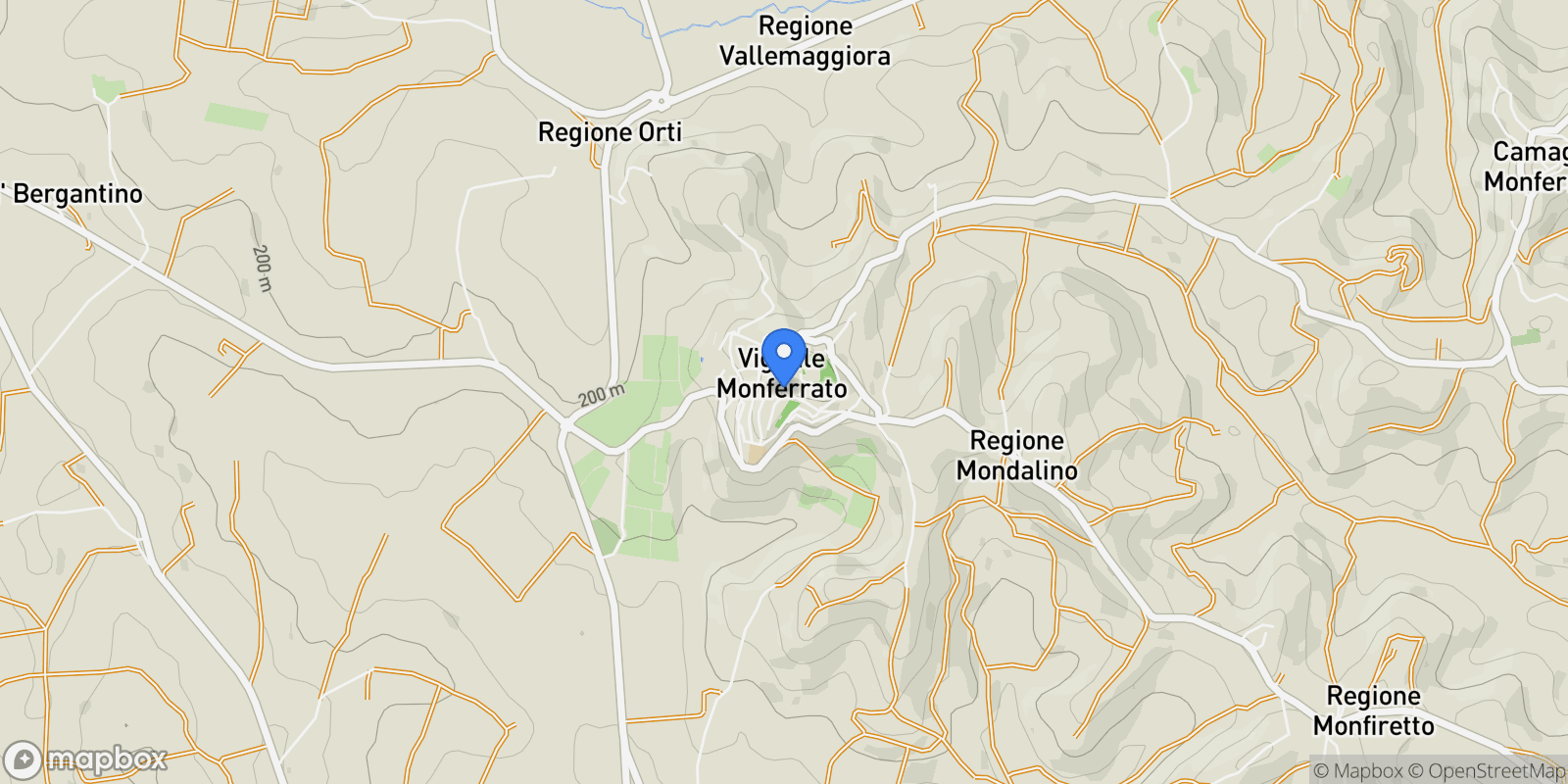 Map showing 15049 Vignale Monferrato, Province of Alessandria, Italy, Vignale Monferrato, Piedmont, Italy.