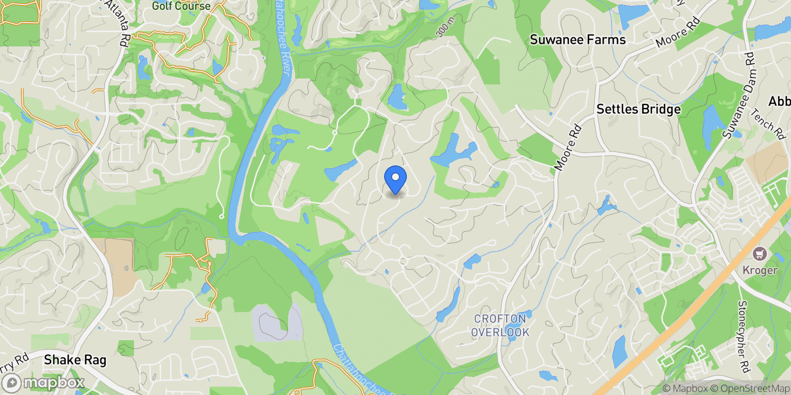 Map showing 5014 Dovecote Trail, Suwanee, Georgia, United States.