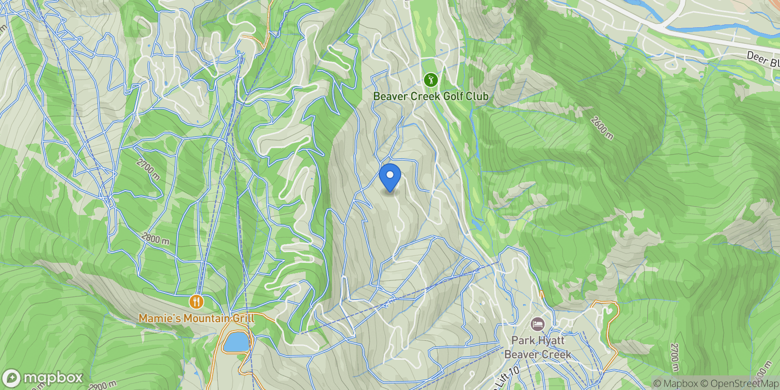 Map showing 334 Borders Road , Beaver Creek, CO 81620, Avon, Colorado, United States.