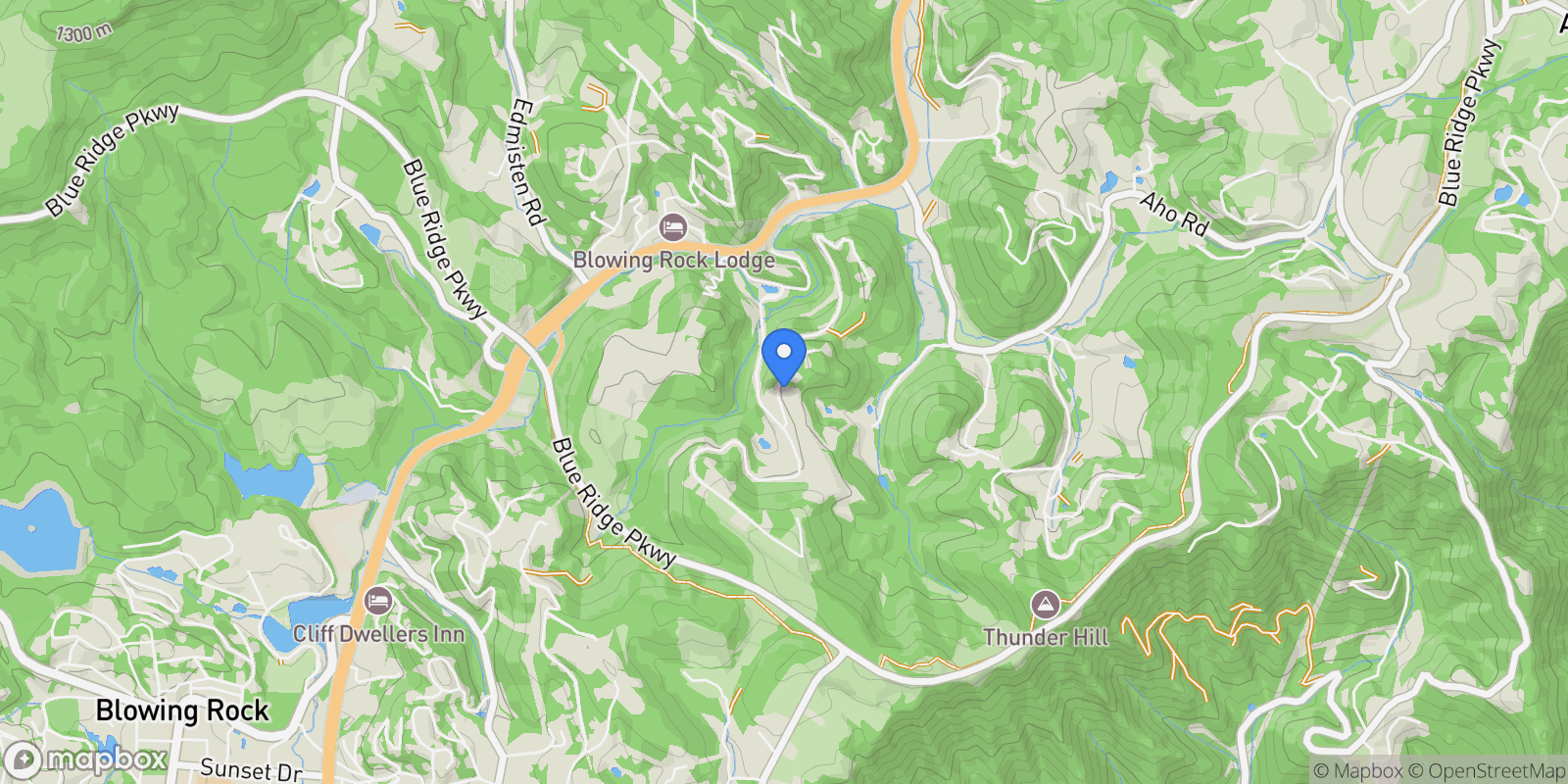 Map showing 620 Firethorn Trail, Blowing Rock, NC, 28605, USA, Blowing Rock, North Carolina, United States.