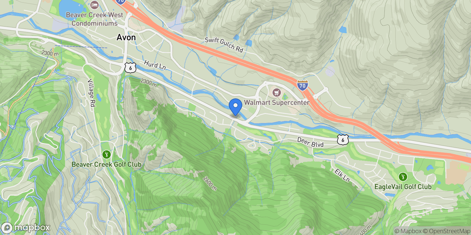 Map showing 39377 Hwy 6 #C203 , Eagle-vail, CO 81620, Avon, Colorado, United States.