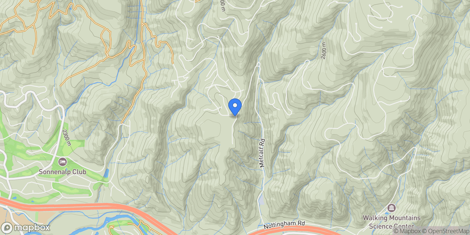 Map showing 2001 Beaver Creek Point , Avon, CO 81620, Edwards, Colorado, United States.