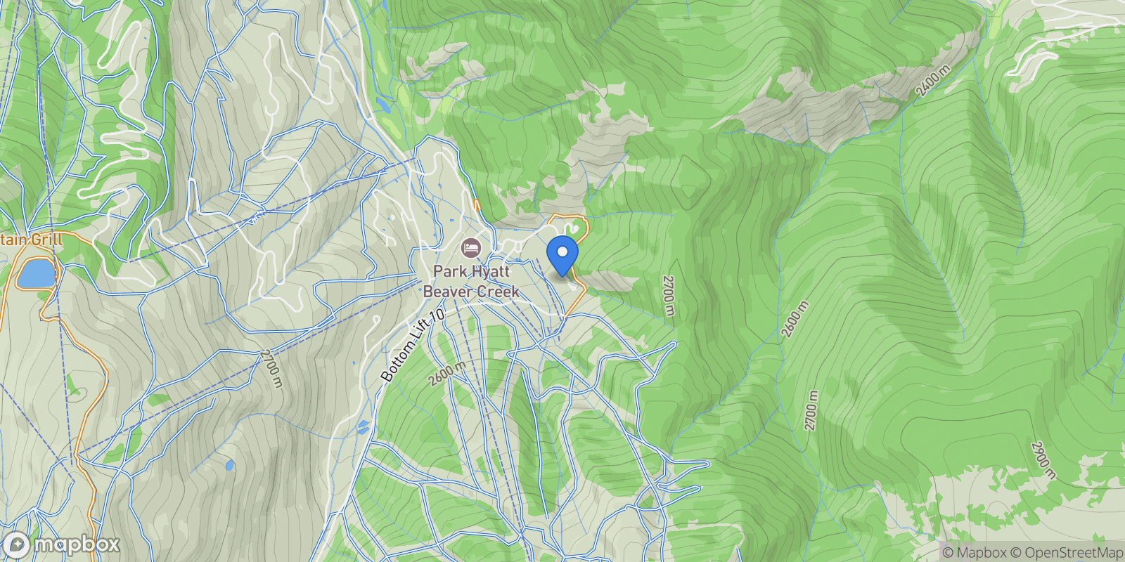 Map showing 32 Greystone Court , Beaver Creek, CO 81620, Avon, Colorado, United States.