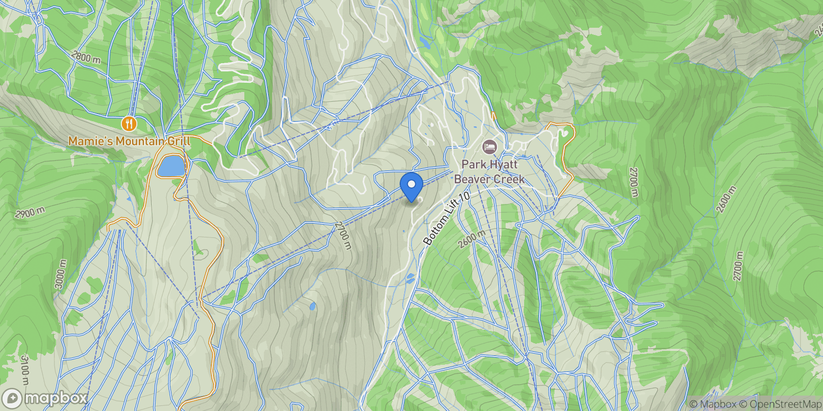 Map showing 49 Elk Track Court , Beaver Creek, CO 81620, Avon, Colorado, United States.