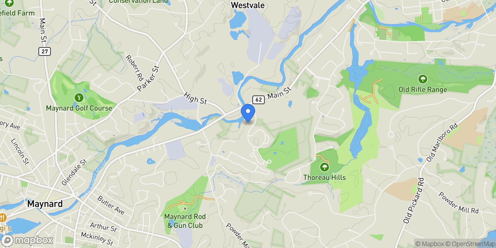 Map showing 96 Forest Ridge Rd Unit# 96, Concord, MA 01742, Concord, Massachusetts, United States.