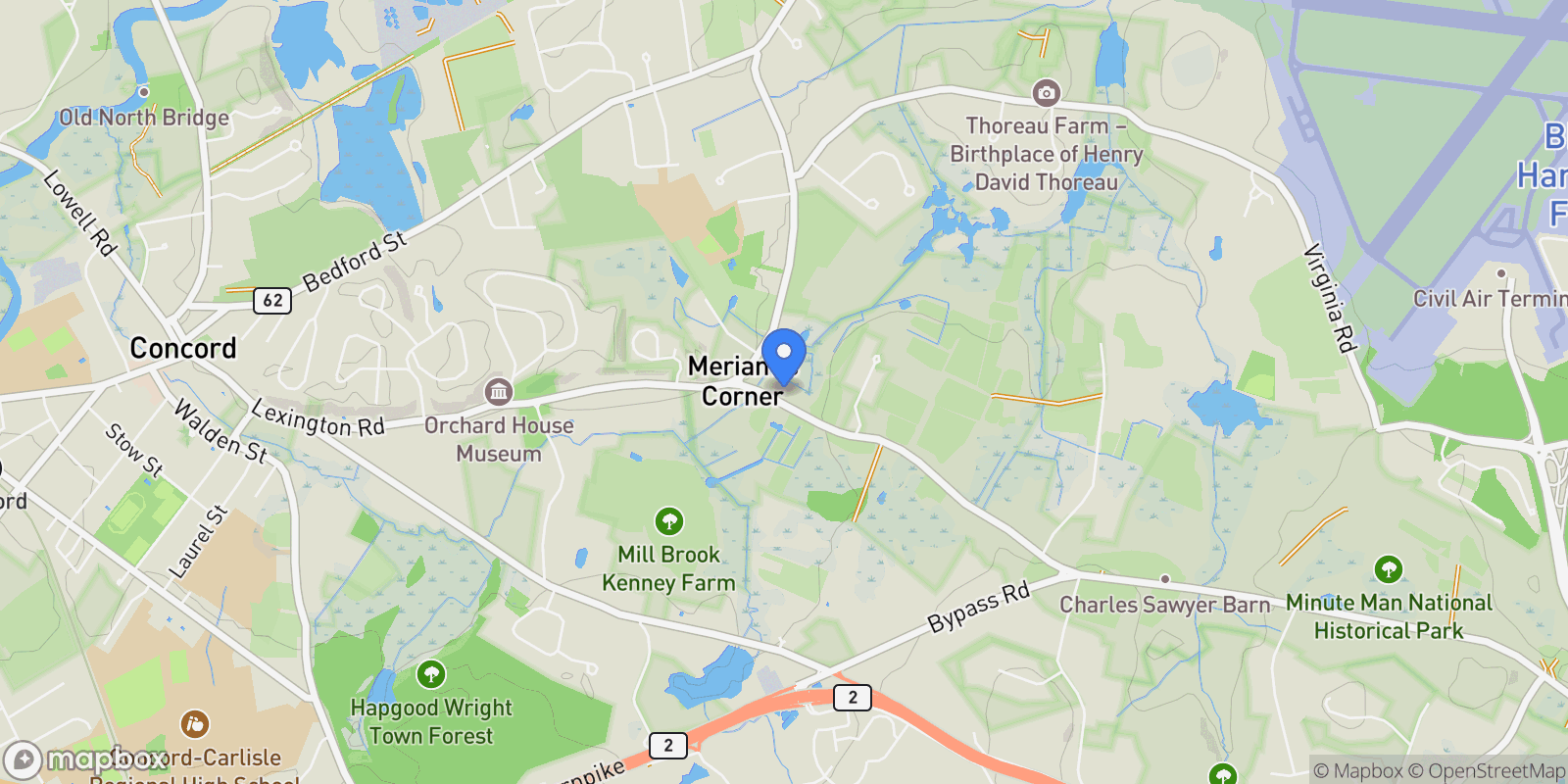 Map showing 182 Southfield Road Unit 240, Concord, MA 01742, Concord, Massachusetts, United States.