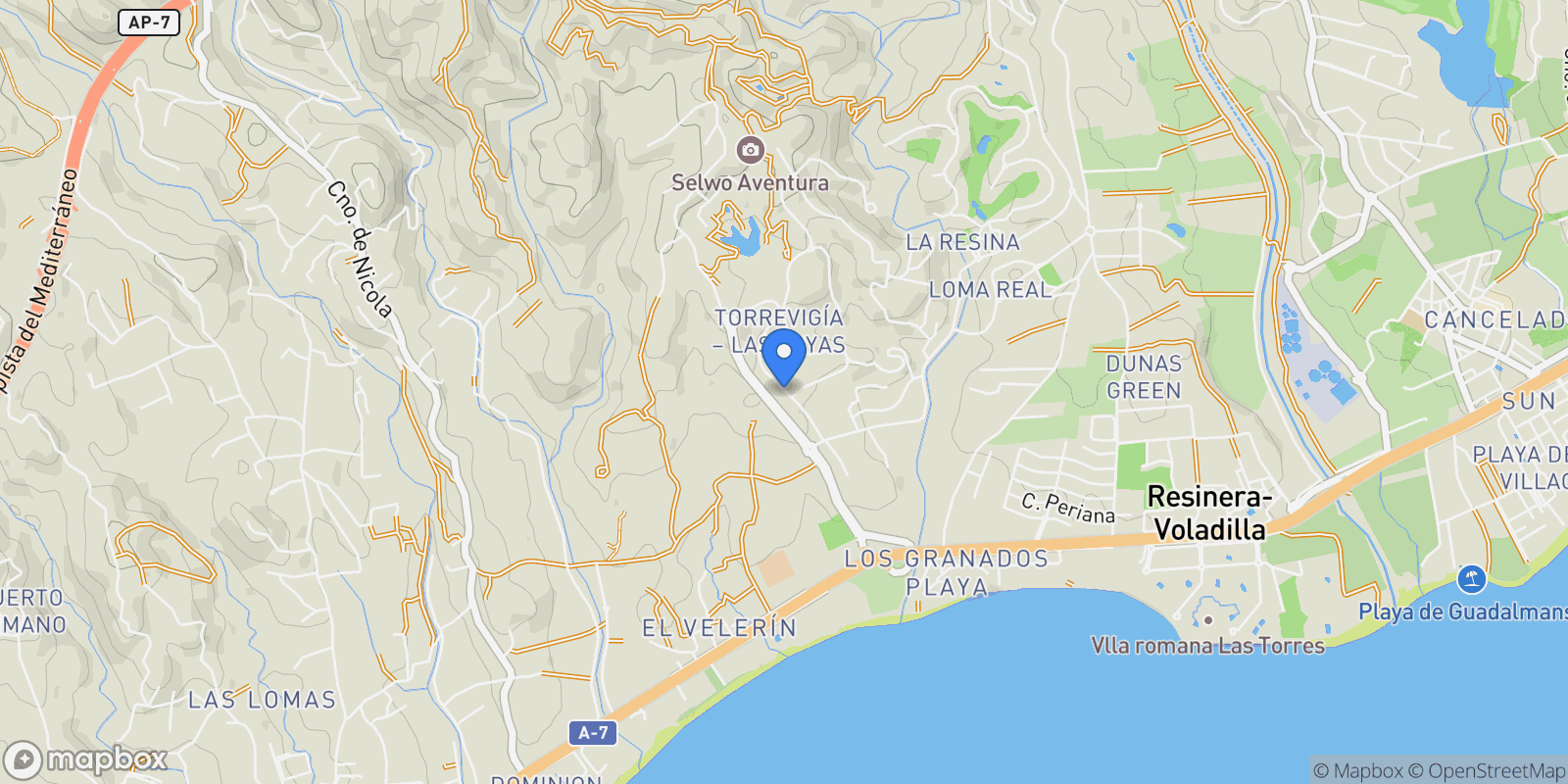 Map showing ESTEPONA, Málaga, ESTEPONA, Estepona, Andalusia, Spain.