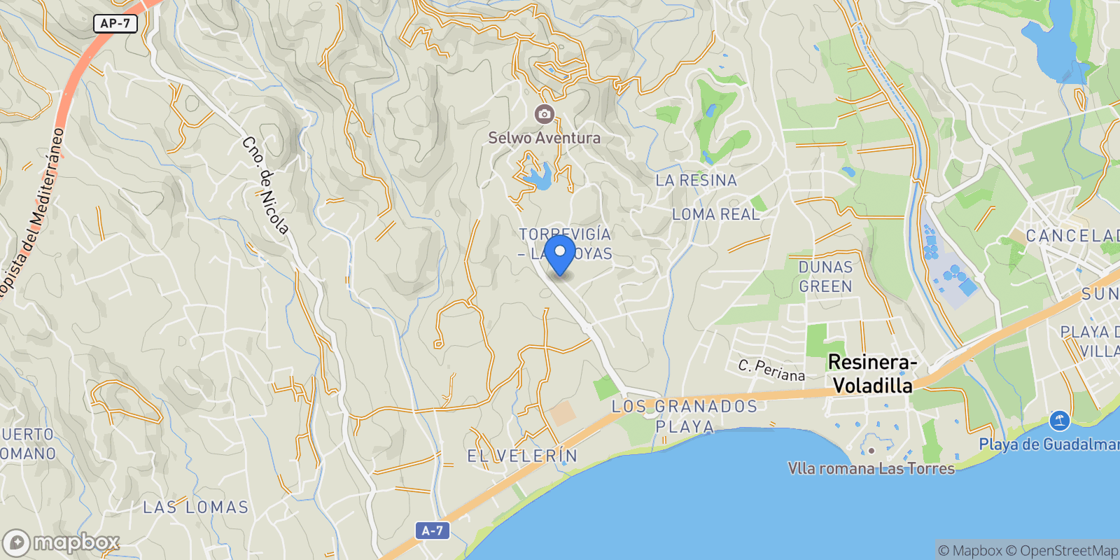 Map showing ESTEPONA, Málaga, ESTEPONA, Estepona, Andalusia, Spain.