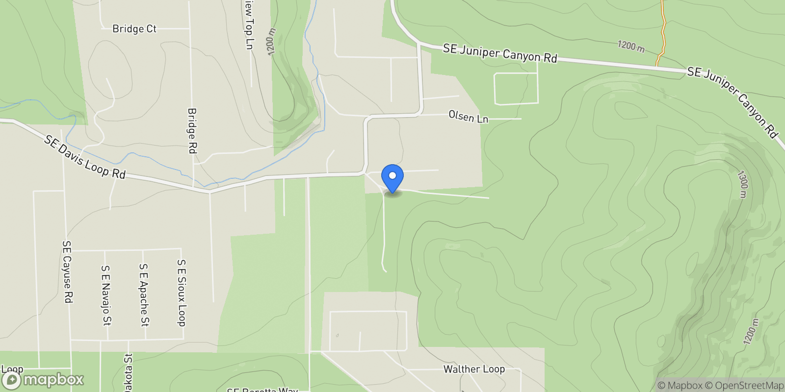 Map showing 6900 SE Madison Avenue , Prineville, OR 97754, Prineville, Oregon, United States.