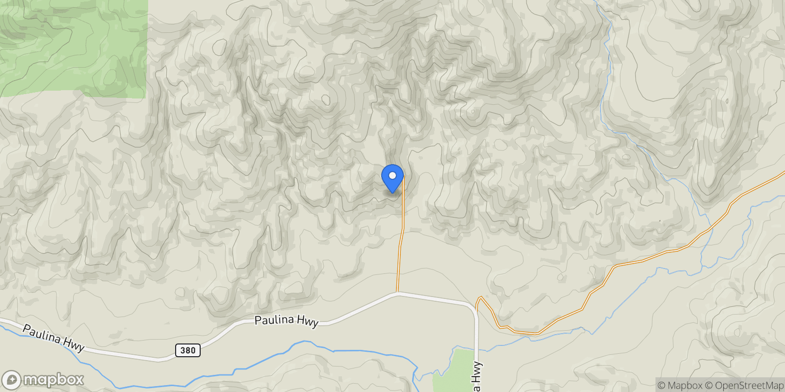 Map showing 28000 SE Paulina Highway , Prineville, OR 97754, Prineville, Oregon, United States.