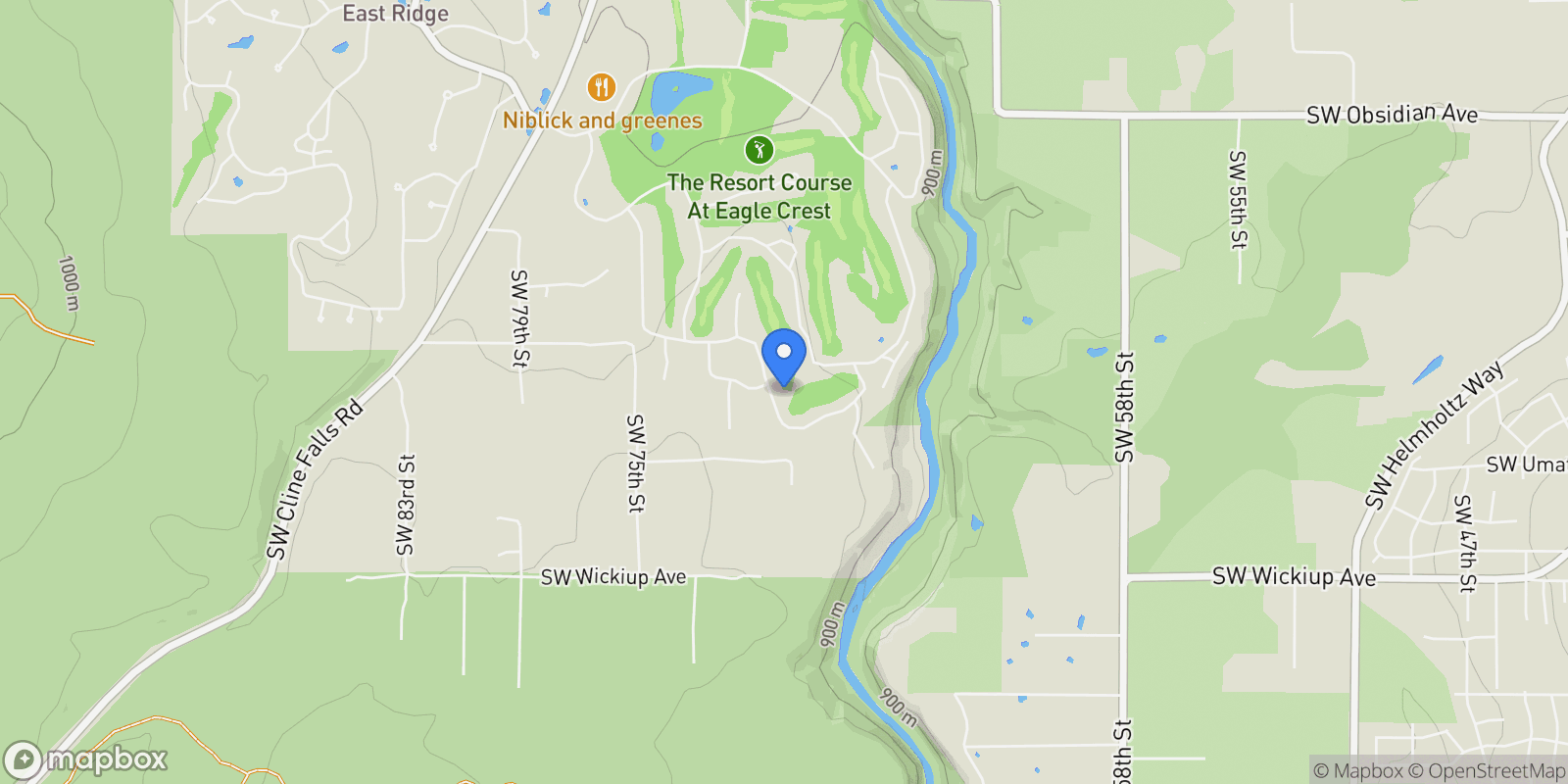 Map showing 2300 Condor Drive , Redmond, OR 97756, Redmond, Oregon, United States.
