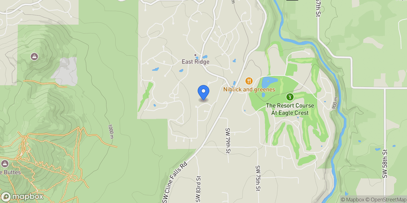 Map showing 1777 Turnstone Road , Redmond, OR 97756, Redmond, Oregon, United States.