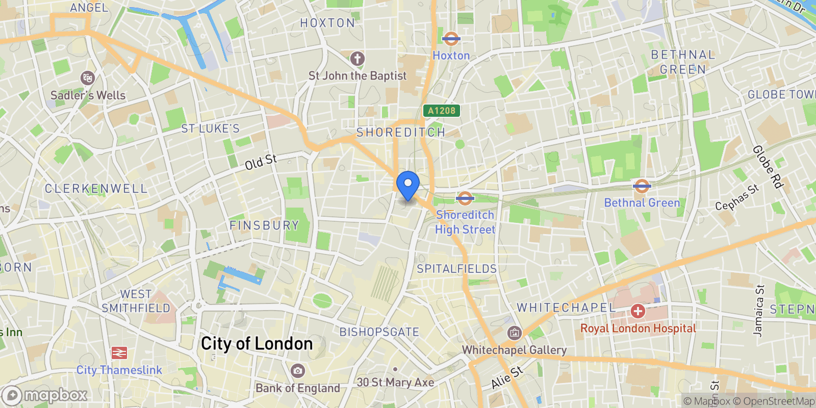 Map showing London, London, England, United Kingdom.