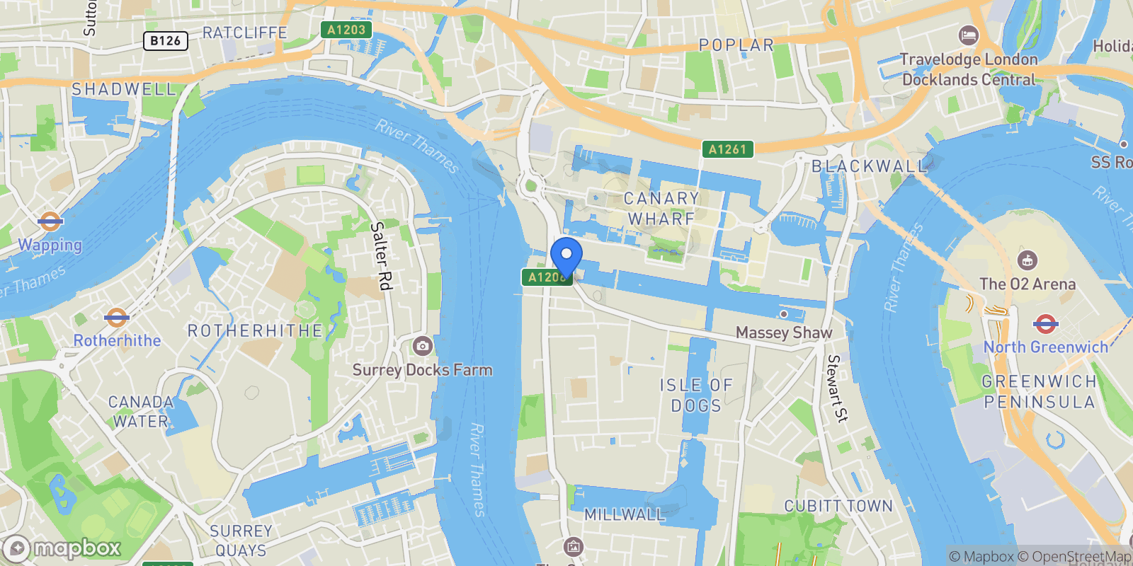Map showing London, London, England, United Kingdom.