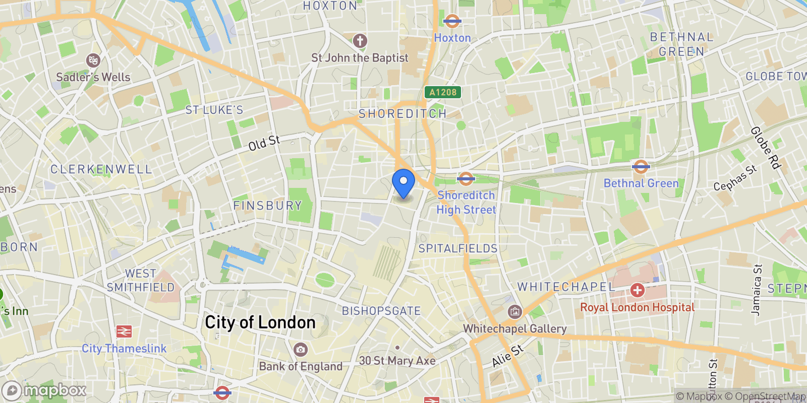 Map showing London, London, England, United Kingdom.