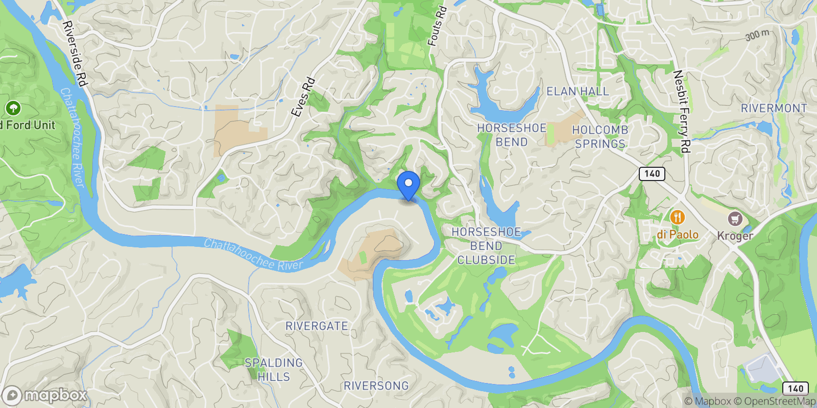Map showing 325 Riverhall Court, Sandy Springs, GA, 30350, USA, Atlanta, Georgia, United States.