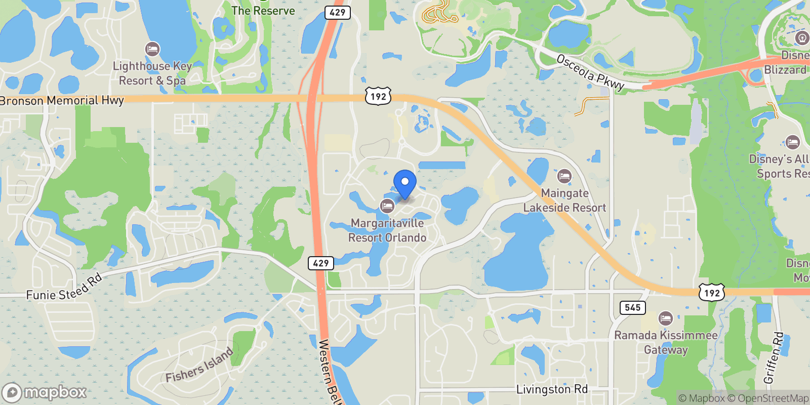 Map showing 3088 PARROT HEAD PLACE, Kissimmee, Florida, United States.