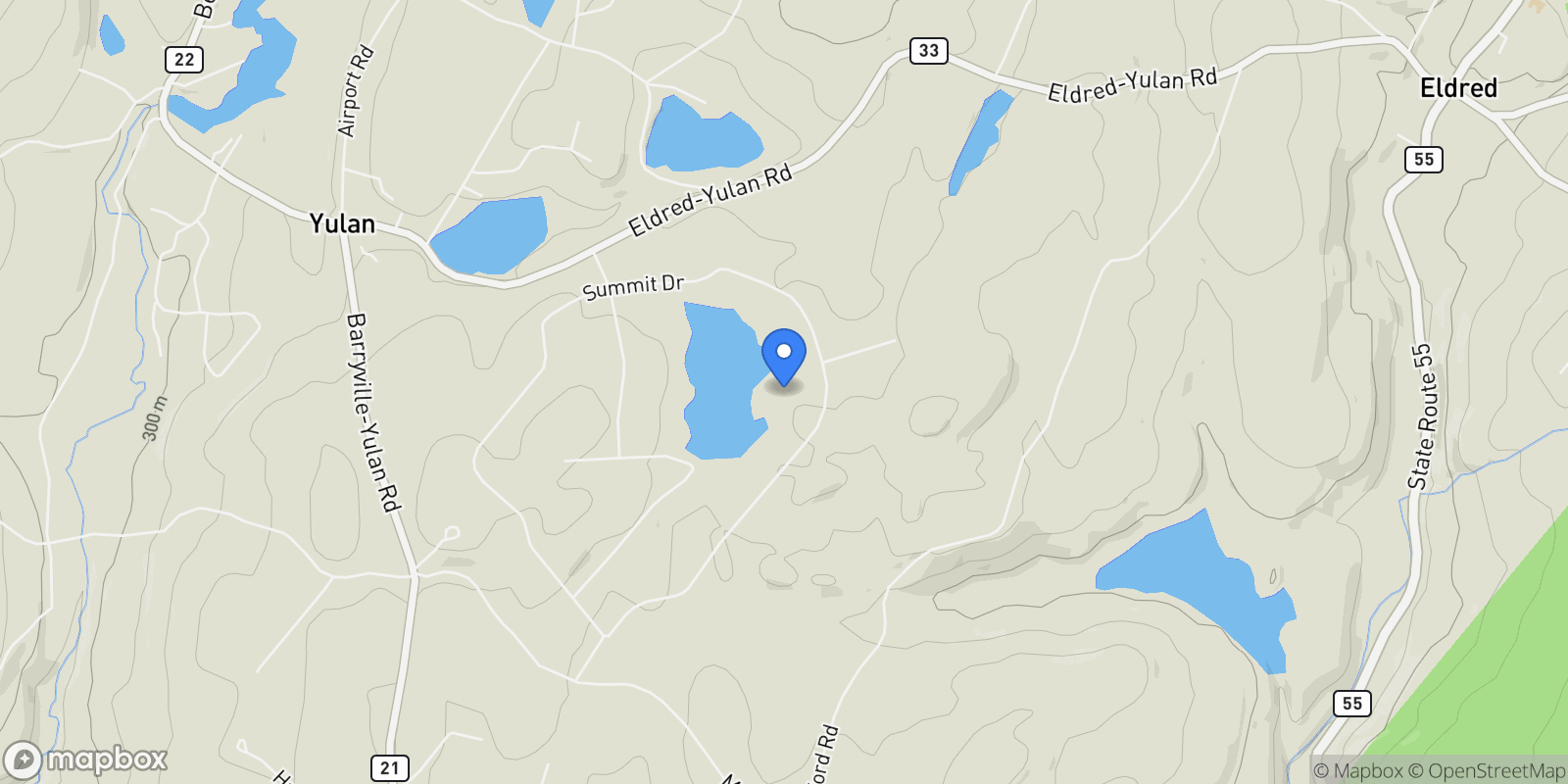 Map showing 26 Summit Drive, Yulan, NY 12719, Barryville, New York, United States.