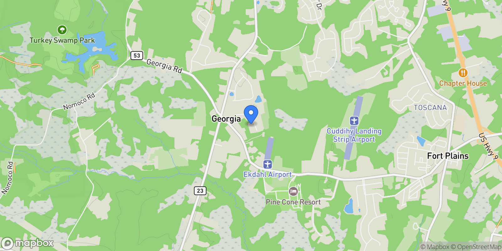 Map showing 12 Risa Benjamin Way, Freehold Township, New Jersey, United States.