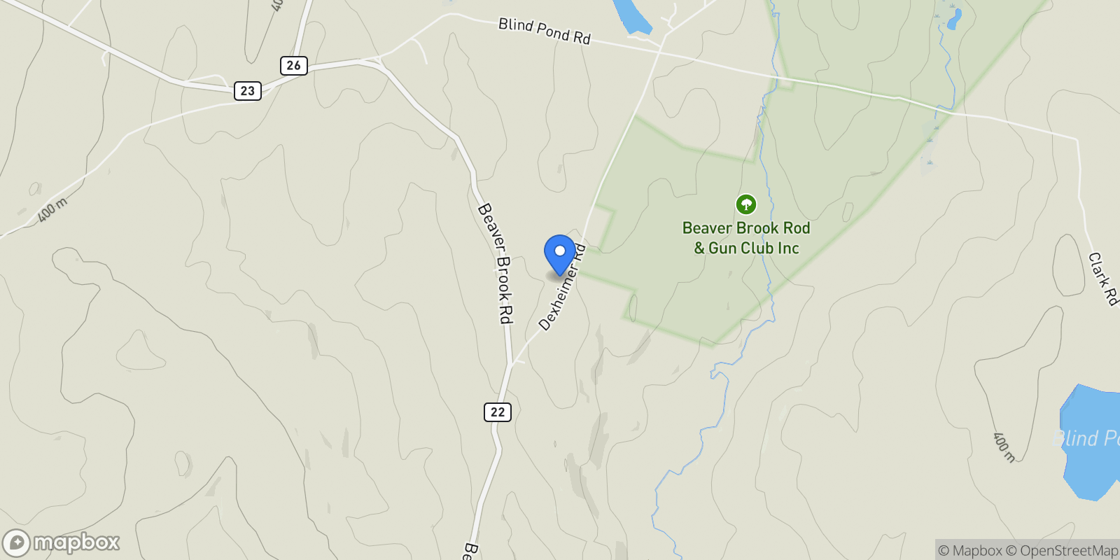 Map showing 79 Dexheimer Road, Narrowsburg, NY 12764, Narrowsburg, New York, United States.