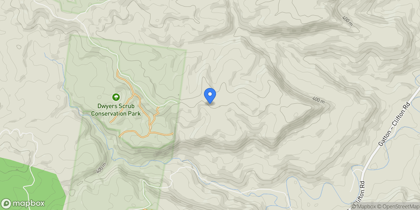 Map showing 1230 East Egypt Road, Fordsdale, Brisbane, QLD, Fordsdale, Queensland, Australia.