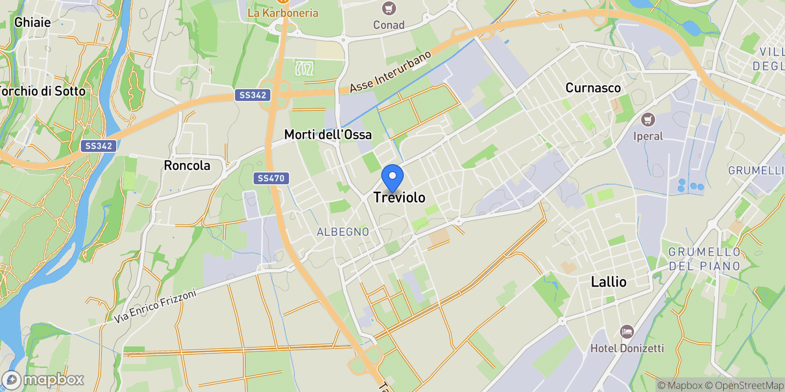 Map showing Curnasco, Lombardy, Italy.