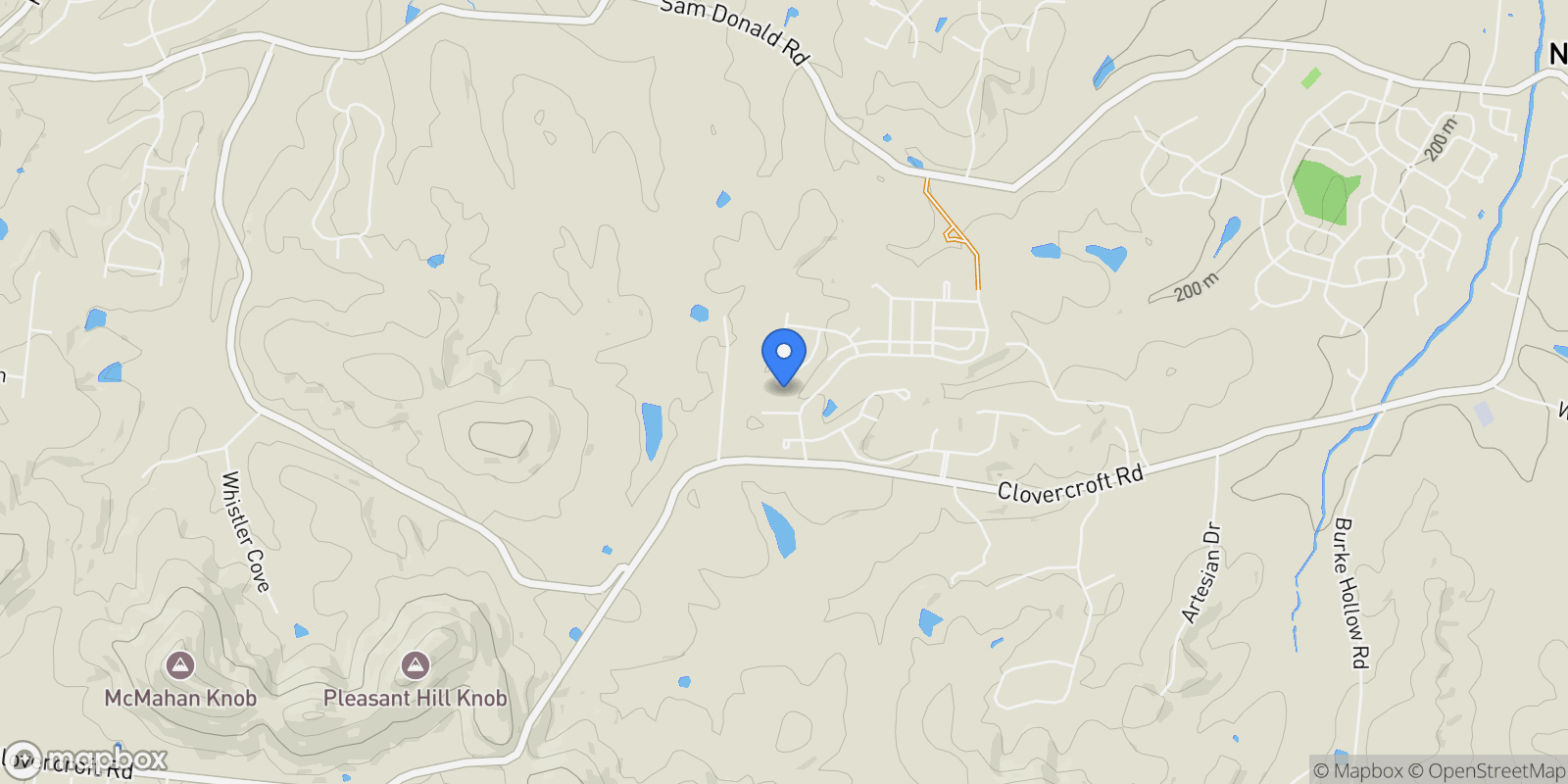 Map showing 1243 Spruell Dr, Nolensville, Tennessee, United States.