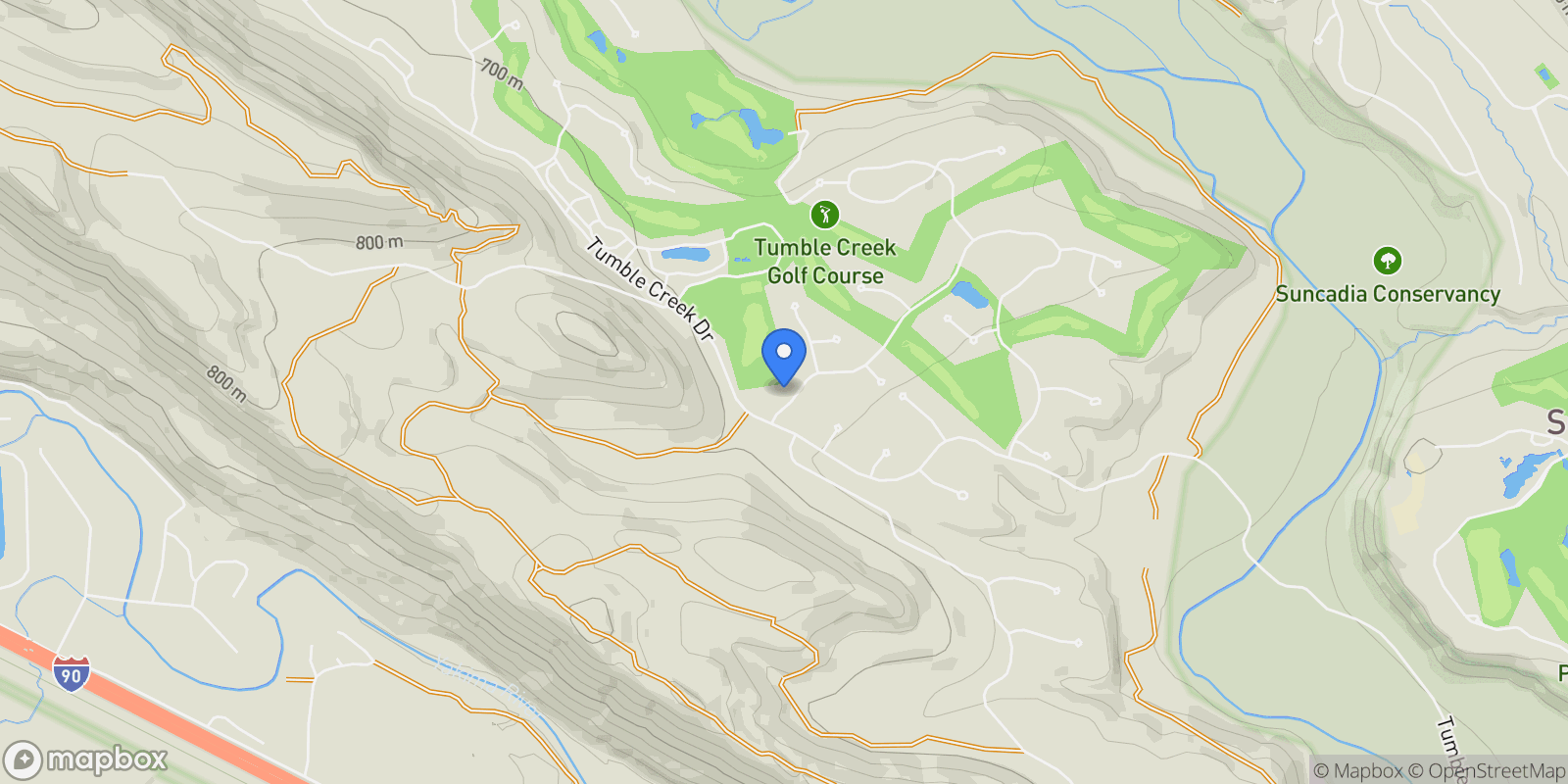 Map showing 2040 Ruby King Loop, Cle Elum, Washington, United States.