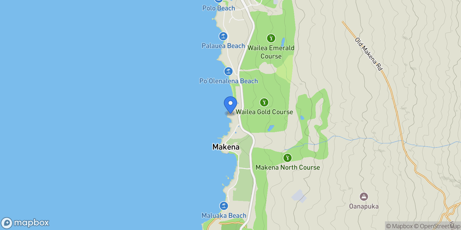 Map showing 4850 MAKENA ALANUI Rd, Kihei, HI 96753, Kihei, Hawaii, United States.