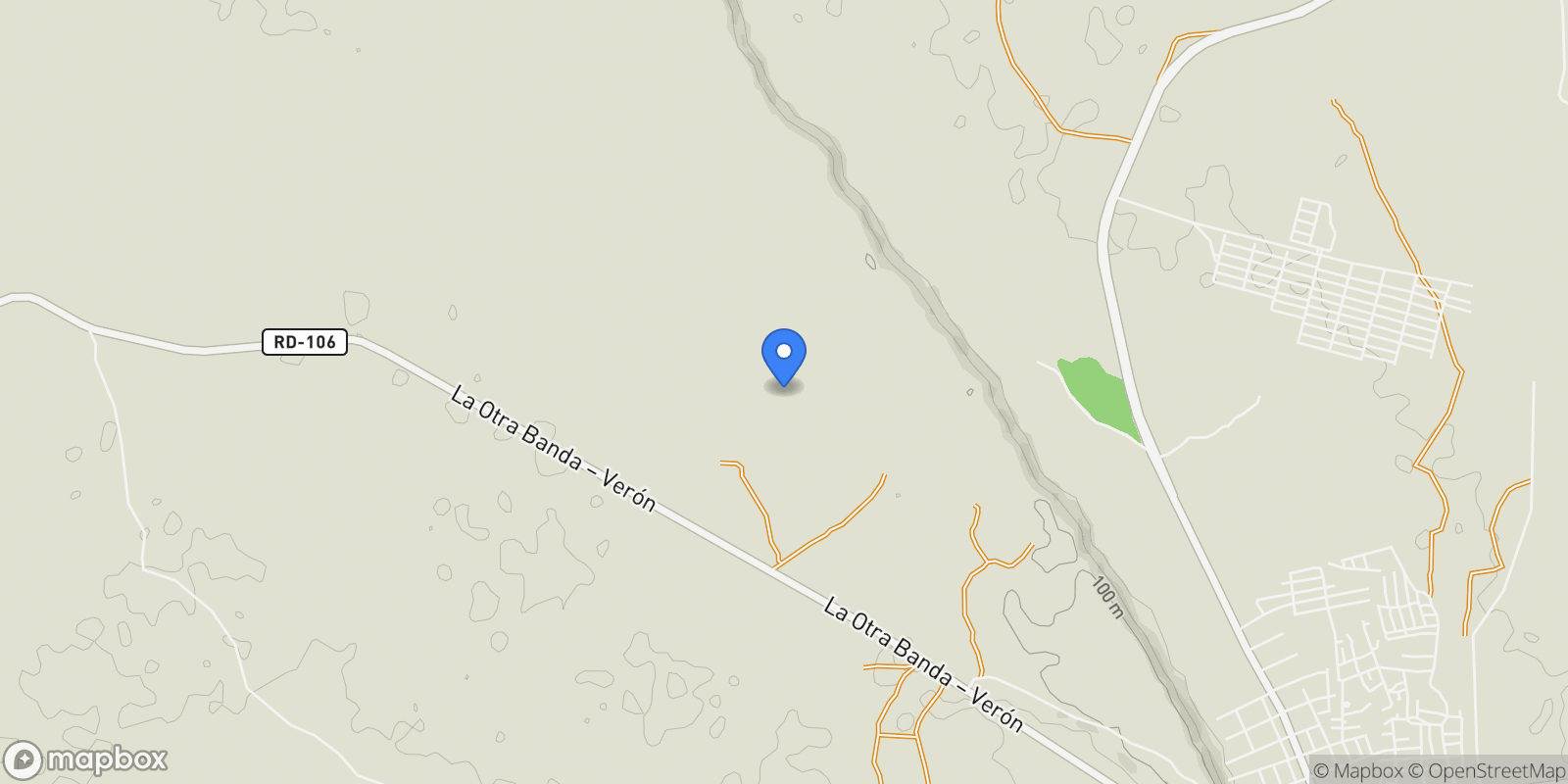 Map showing Juanillo, La Altagracia Province, Dominican Republic.